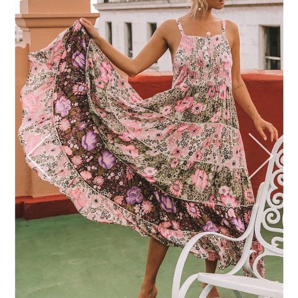 desert daisy maxi sundress